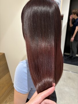 ナンバースリー 綱島店(Number Three) 髪質改善/“艶髪”ストレート【Number Three綱島】