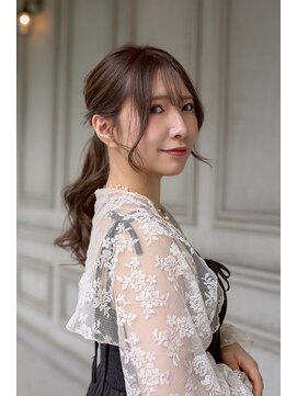 ルクスバイアフィナー(Luxo by Afinar) 【町田/Luxo by Afinar】ニュアンスルーズポニーテール