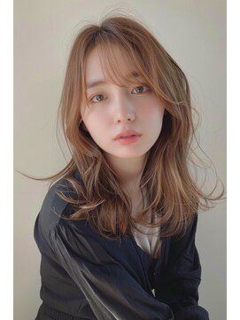 ラナ 新宿(lana) ミディアム/ブラウン/レイヤー/【lana hair新宿】