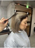 (ayame巣鴨)白髪ぼかしハイライト_セミロング_tokio_巣鴨8