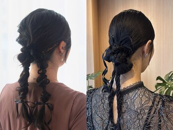 オン キャナルシティ博多前店(on)の写真/結婚式・イベント・押し活…ちょっと特別な日にも気軽に楽しむ華やかヘアアレンジ[ヘアセット/ヨシンモリ]
