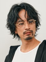 フィフス(fifth)&nbsp;原宿シャドウパーマメンズカットシースルーマッシュツイスパ30代