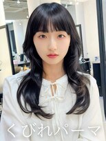 アミー 池袋(Ammy)&nbsp;himeri/韓国風パーマ/コテ巻き風パーマ/レイヤーカット/池袋