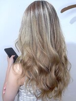 ブレイズヘアー(BLAZEhair)&nbsp;【女子人気】ミルクティバレイヤージュ×ブリーチ２回