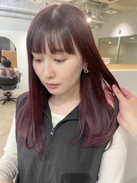 ラヴィズム 小新店(LUVISM) 韓国/顔周りレイヤー/ブリーチ/ベージュ/ダブルカラー/西区/小新