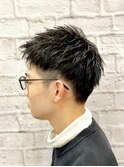 アップバングショート