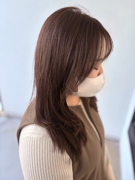 【髪質改善ストレート】×【レイヤーカット】"綺麗な髪に動きを"