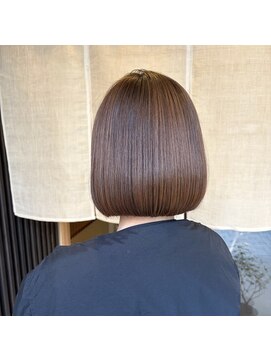 ボブ＊ショートボブ＊切りっぱなしボブ＊大人ショート＊美髪