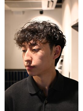 新宿/シャドウパーマ/メンズヘア/メンズパーマ/新宿理容室