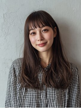 黒髪/クラゲヘアー/オリーブグレー/小顔/ココアベージュ/○○○