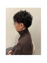 オレロ 国立(olelo)&nbsp;暗めカラー/グランマッシュ/デザインカラー/フェザーパーマ/国立