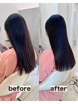 シゲ 自由が丘店(SHIGE) 乾かすだけでまとまる地毛風髪質改善ストレート40代50代縮毛矯正