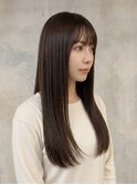 暗髪/艶髪ロング/透明感カラー/髪質改善ストレート/美髪