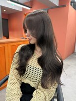 レブ 三条河原町(Reb,)&nbsp;ブリーチなしダブルカラーレイヤーカットミルクティーベージュ