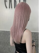 アース 栄店(HAIR&MAKE EARTH)&nbsp;ピンクベージュ/ダブルカラー/栄/韓国へア/マロンブラウン