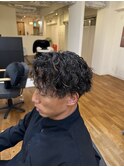 メンズスパイラルパーマ