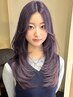 【本日限定】人気No.1♪似合わせカット+透明感カラー+4STEPトリートメント