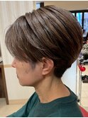ミセス ショート×デザインカラー くびれショート