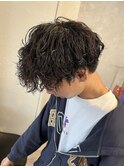 メンズパーマ/波巻きパーマ/