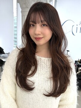 エアー 青山(AIR) セミロングヘア*レイヤーカット*顏周り*髪質改善