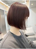 ミニボブワンレンボブ切りっぱなしボブ