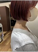 ピンクボブスタイル