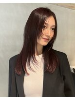 フィルムス ヨコハマ プラス(FILMS 横浜 +) ひし形レイヤーボブハッシュ/顔周り/オリーブベージュ/横浜+