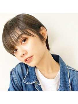 ラナ 渋谷(Lana) 【Chill】大人かわいいAラインピンクベージュクールショートボブ