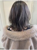 透け感ハイライト×ダークグレージュ♪