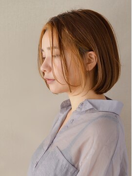 アトリエイトワ(atelier ittowa) くびれヘア/ハイライトカラー/アプリコットオレンジ/美髪/834