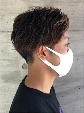 デネブ(Deneb) オシャレブラウンカラー×パーマ風アレンジでオシャレみえ