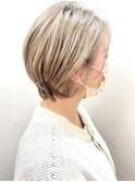 ショート/ハイトーン/ベージュ