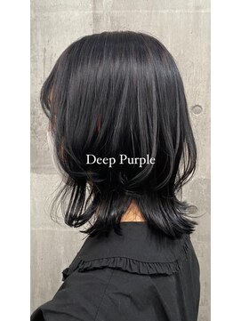 ベンジー 登戸店(benji) ブルーで暗くし過ぎたくない方に！deep purple