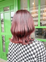 ネバーランド(NEVERLAND)&nbsp;ブリーチなし（履歴も）ワンカラーでワインレッド♪