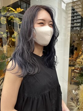 ヘアー アイス ルーチェ(HAIR ICI LUCE) グレージュカラー アッシュカラー ブルーシルバー /中西