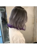 【Rimi限定】ラベンダーグレー×裾カラー