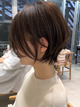 ラフ 新宿(Laff) 【Laff】大人可愛い20代30代40代ショートボブ丸みショート