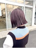 韓国風ボブ ハイトーンカラー ブリーチ