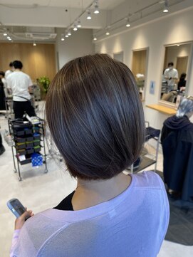 トリート 津田沼店(TREAT) ハイライト×透明感ベージュ