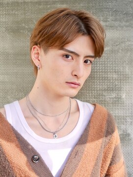 ブルーダー(Bruder) ナチュラルセンターパート　バーム仕上げ