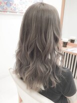 ミルクティーアッシュベージュ3Dカラー☆ブリーチWカラーモード