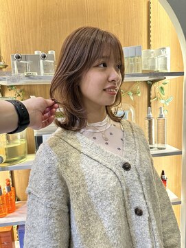 ロンド パルティール 大宮(Lond partir) ハイトーンミルクティーベージュ×ミディアムレイヤースタイル