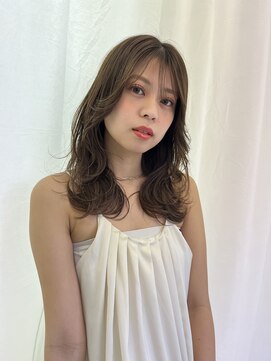アルカナ 原宿表参道(ARCANA) フルバング レッドブラウン 似合わせカット カルマパーマ
