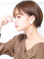 クラッチ 難波(CLUTCH)&nbsp;大人可愛い小顔美髪ツヤ髪大人ショートボブレイヤーカットA4