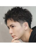 王道　ツイスト　ショート　アップバング
