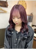 #エクステ付きカラー#外せば元どおり