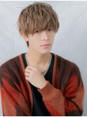 10代20代ハイトーンカラーカジュアルマッシュパーマc北浦和