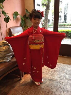 ザジ(ZAZIE) ７５３．着付けとヘアセット