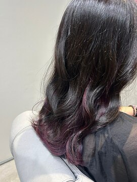 ミューシェレゴ(meauche...lego) インナーカラーバイオレット