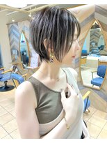 ネオリーブ モカ 川崎チネチッタ店(Neolive mocca)&nbsp;30代40代50代 大人 ショートボブ 小顔 川崎 オリーブベージュ